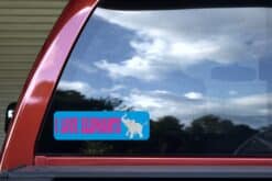 10in x 3in I Love Elephants Bumper Sticker Decals Car Vinyl Window Stickers Decal