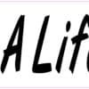 10in x 3in Save a Life No Texting Phone Vinyl Bumper Sticker Dec