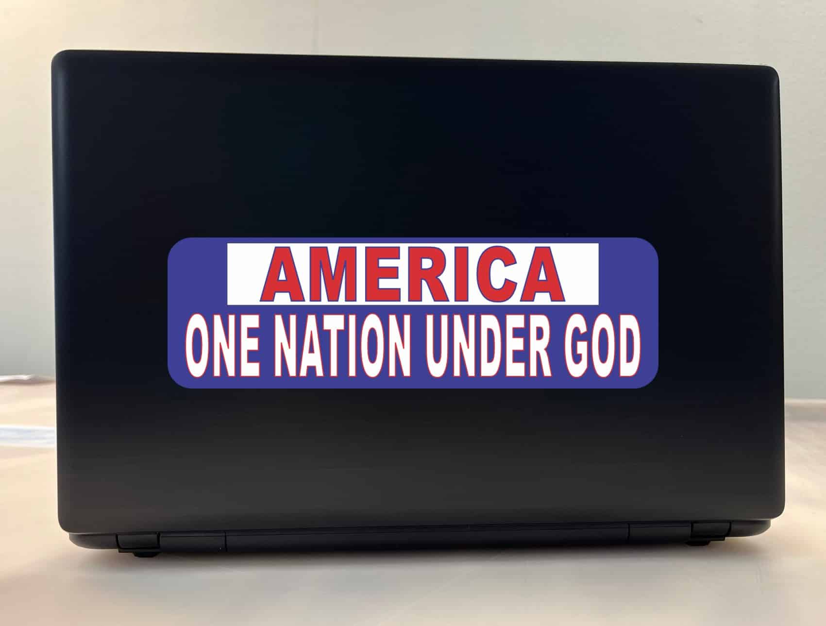 10in x 3in America One Nation Under God Bumper Sticker Decal Window Stickers Decals