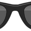 Black Sunglasses Sticker