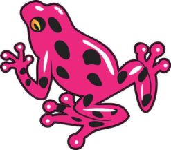 frog bumper sticker