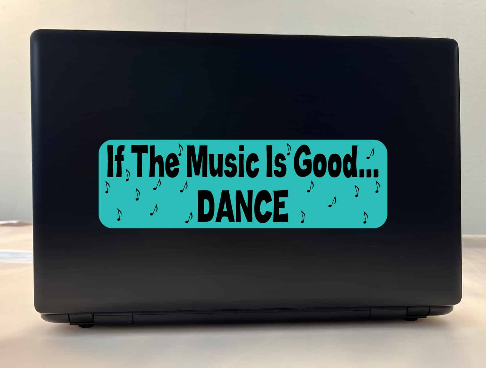 10in x 3in Good Music Dance Bumper Sticker Window Stickers Vinyl Decal