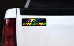 10in x 3in Stay Weird Bumper Sticker Window Stickers Vinyl Vehicle Decal