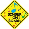 Singer On Board Magnet