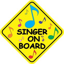 Singer On Board Magnet