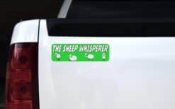 10in x 3in Sheep Whisperer Vinyl Bumper Sticker Ewe Decal Window Lamb stickers Decals