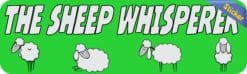 10in x 3in Sheep Whisperer Vinyl Bumper Sticker Ewe Decal Window Lamb stickers Decals
