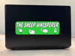 10in x 3in Sheep Whisperer Vinyl Bumper Sticker Ewe Decal Window Lamb stickers Decals