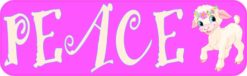 peace lamb bumper stickers