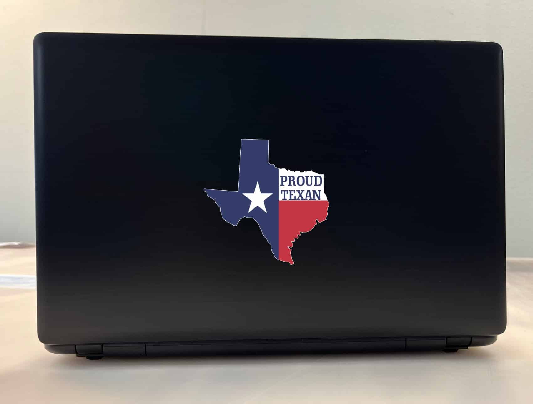 4in x 4in Die Cut Texas Stickers State Flag Proud Texan Bumper Sticker - Image 3