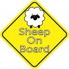 Sheep On Board Sticker