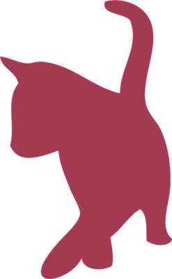 Red Cat Car Decals