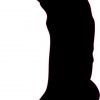 Black Standing Cat Car Decal