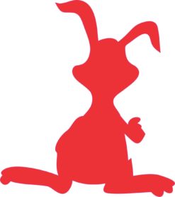 Red Rabbit Car Decals