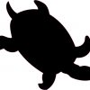 Black Turtle Animal Decals