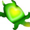 Green Fade Sea Turtle Stickers