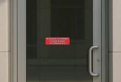 10in x 3in In Case Of Emergency Please Rescue My Service K9 Sticker Sign
