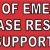 10in x 3in In Case Of Emergency Please Rescue My Support K9 Magnet Sign