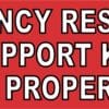 10in x 3in Emergency Responder Support K-9 On Property Bumper Magnet-