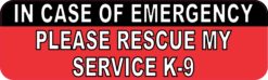 rescue service k-9