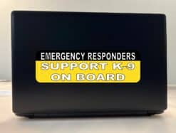 10in x 3in Support K9 On Board Car Bumper Sticker Vinyl Truck Window Decal