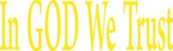 10in x 3in God We Trust Bumper Sticker Yellow Car Window Decal