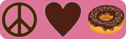 Peace love donuts
