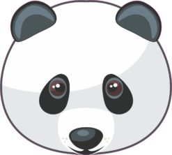 panda car decal