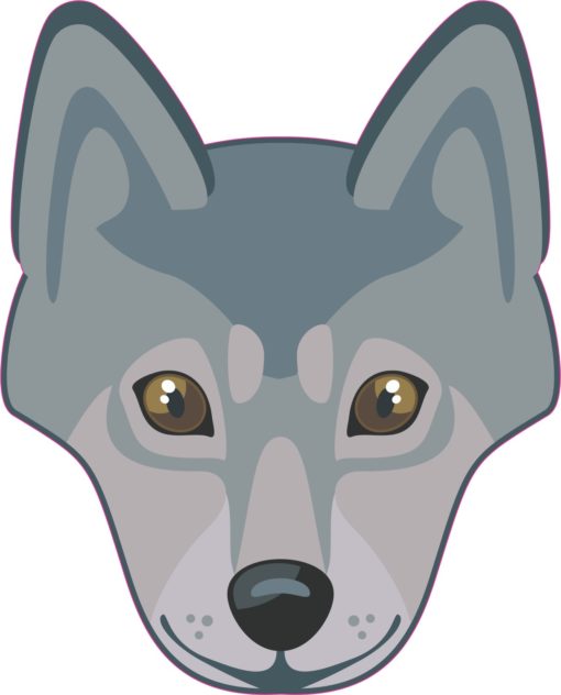 Gray Wolf Sticker