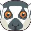 lemur car decal