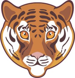 tiger car decal