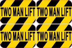 Two Man Lift Stickers