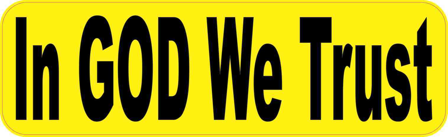 In God We Trust