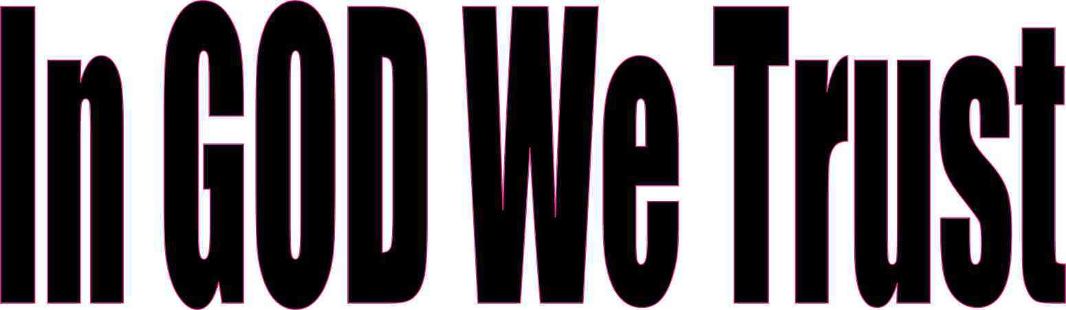 In God We Trust Bumper Sticker