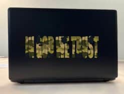 10in x 3in God We Trust Bumper Sticker Camo Camouflage Car Windo