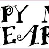 Happy New Year Bumper Sticker