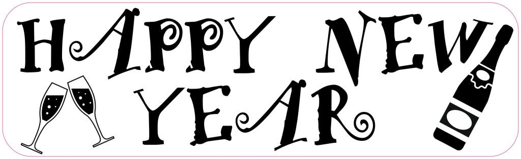 Happy New Year Bumper Sticker
