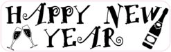 Happy New Year Bumper Sticker