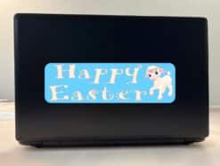 10in x 3in Lamb Happy Easter Magnet Car Door Magnetic Truck Sign