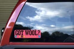 10 in x 3 in Got Wool? Bumper Sticker Vinyl Truck Window Car Decal