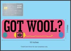 10 in x 3 in Got Wool? Bumper Sticker Vinyl Truck Window Car Decal