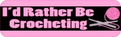 crocheting