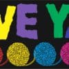 10in x 3in I Love Yarn Bumper Sticker Vinyl Truck Window Decal Stickers