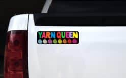 10in x3 in Yarn Queen Magnet Car Door Magnetic Truck Sign Magnets Signs
