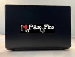 8in x 2in I Love My Paso Fino Bumper Sticker Vinyl Truck Window Decal