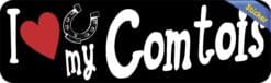 10in x 3in I Love My Brumby Bumper Sticker Vinyl Truck Window Decal Sign