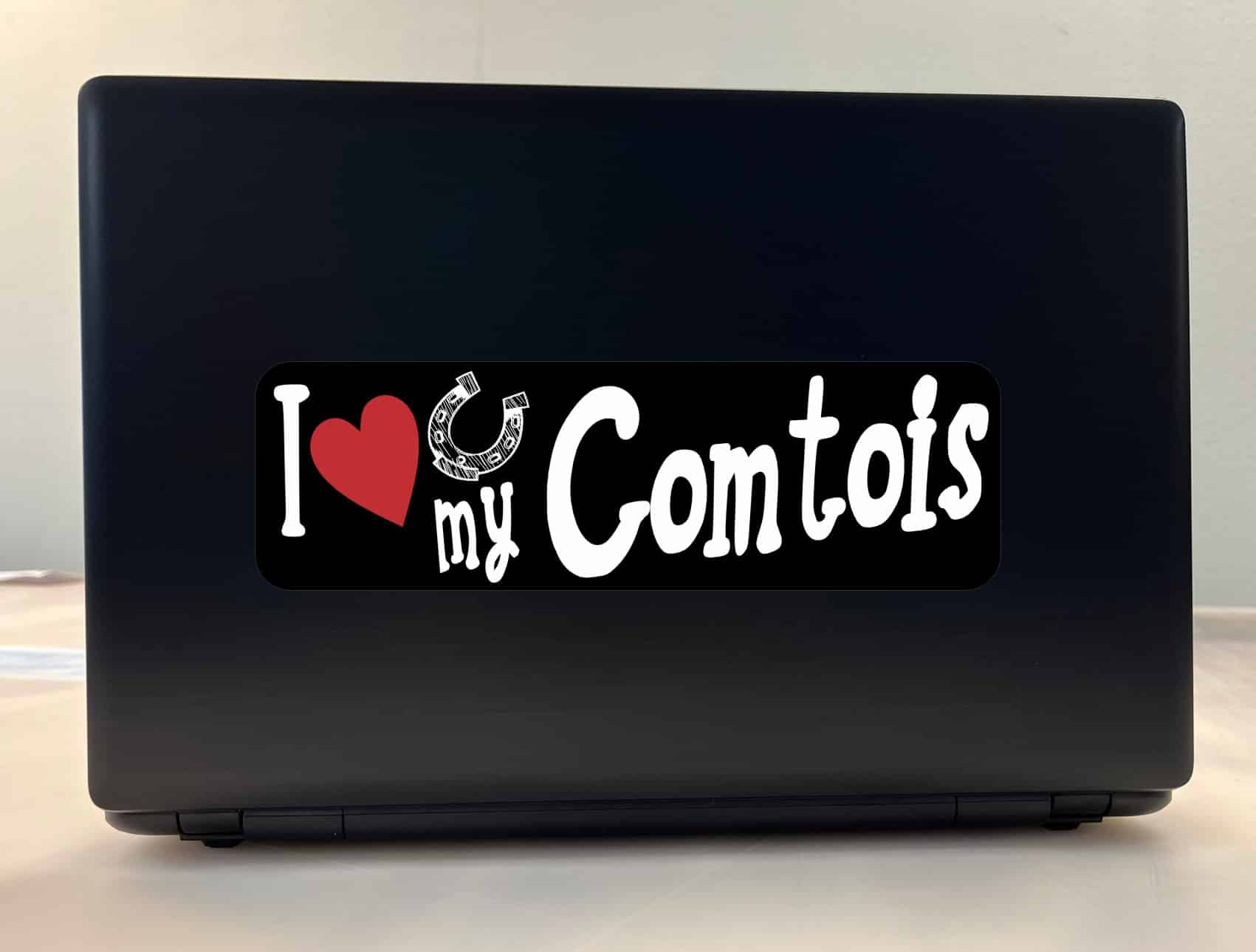 10in x 3in I Love My Comtois Bumper Sticker Vinyl Truck Window Decal Sign