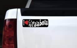 10in x 3in I Love My Falabella Bumper Sticker Vinyl Truck Window Decal Sign