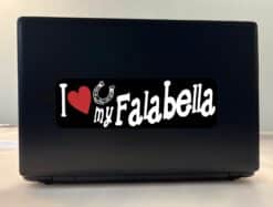 10in x 3in I Love My Falabella Bumper Sticker Vinyl Truck Window Decal Sign