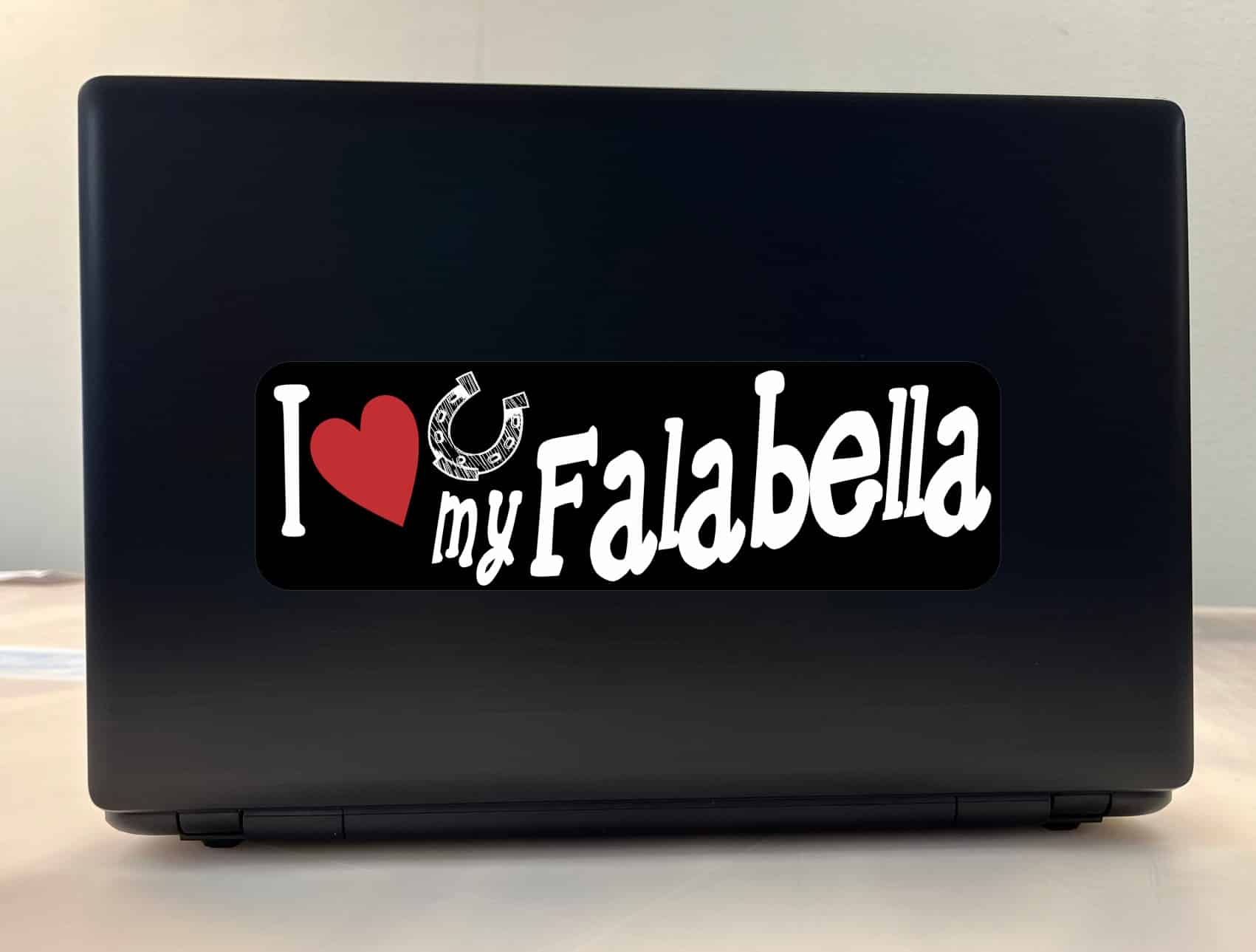 10in x 3in I Love My Falabella Bumper Sticker Vinyl Truck Window Decal Sign